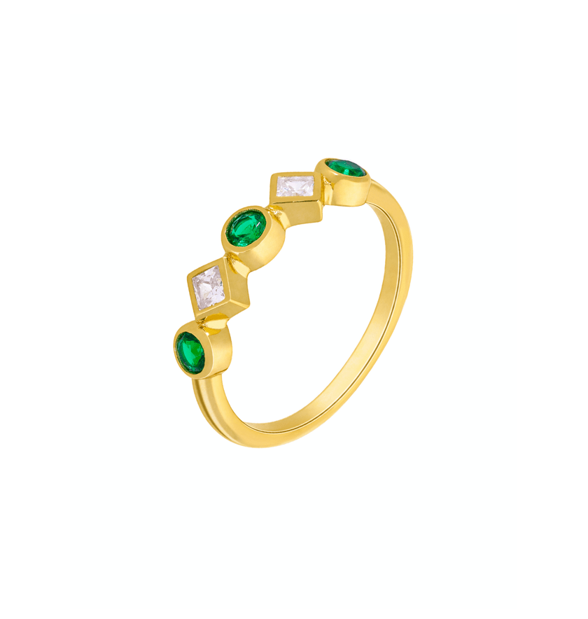 Anillo angel dorado