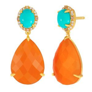 Jaipur Pendientes lagrima