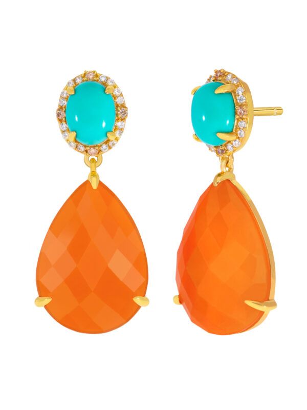Jaipur Pendientes lagrima