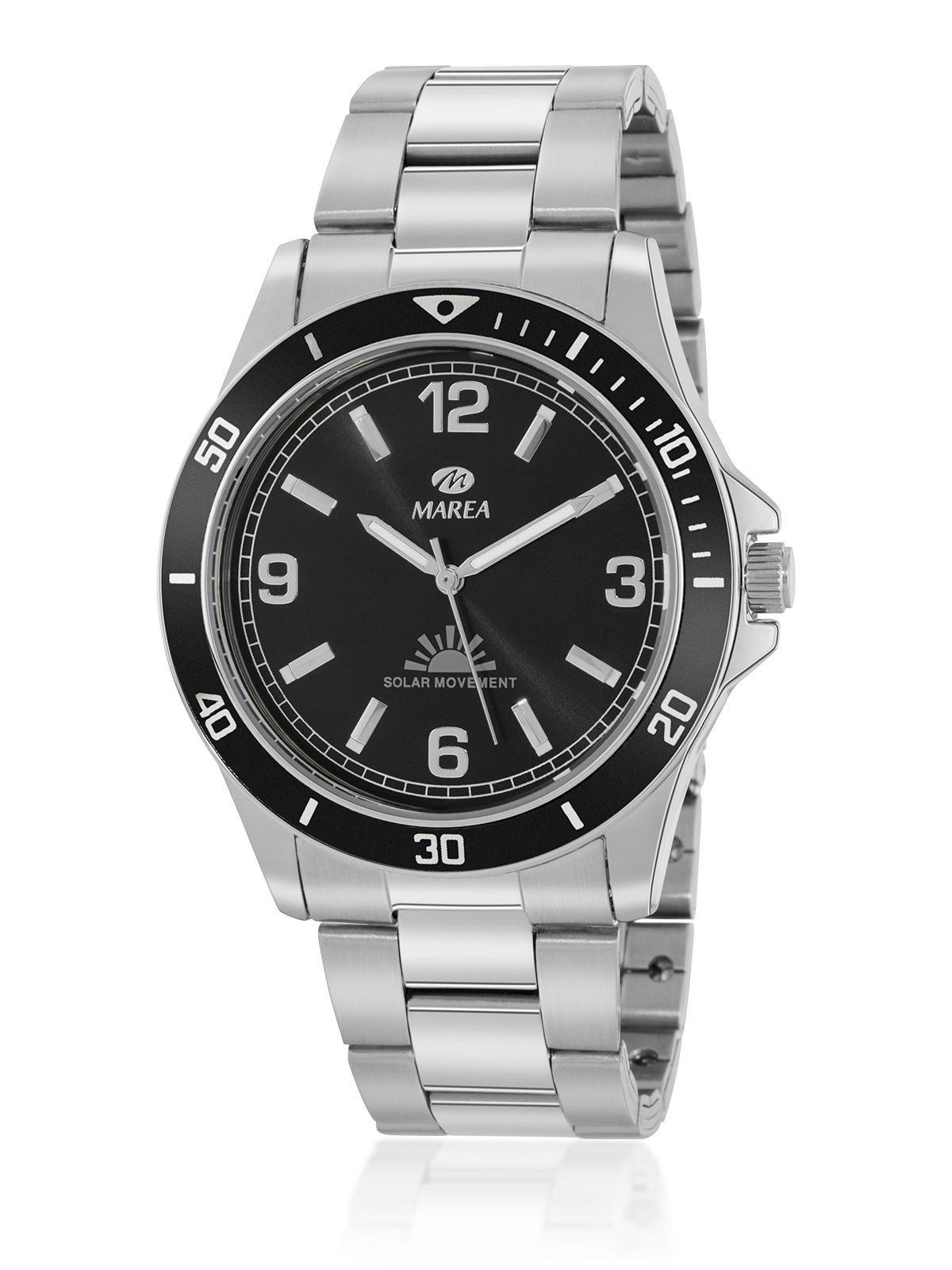 Reloj Acero Solar