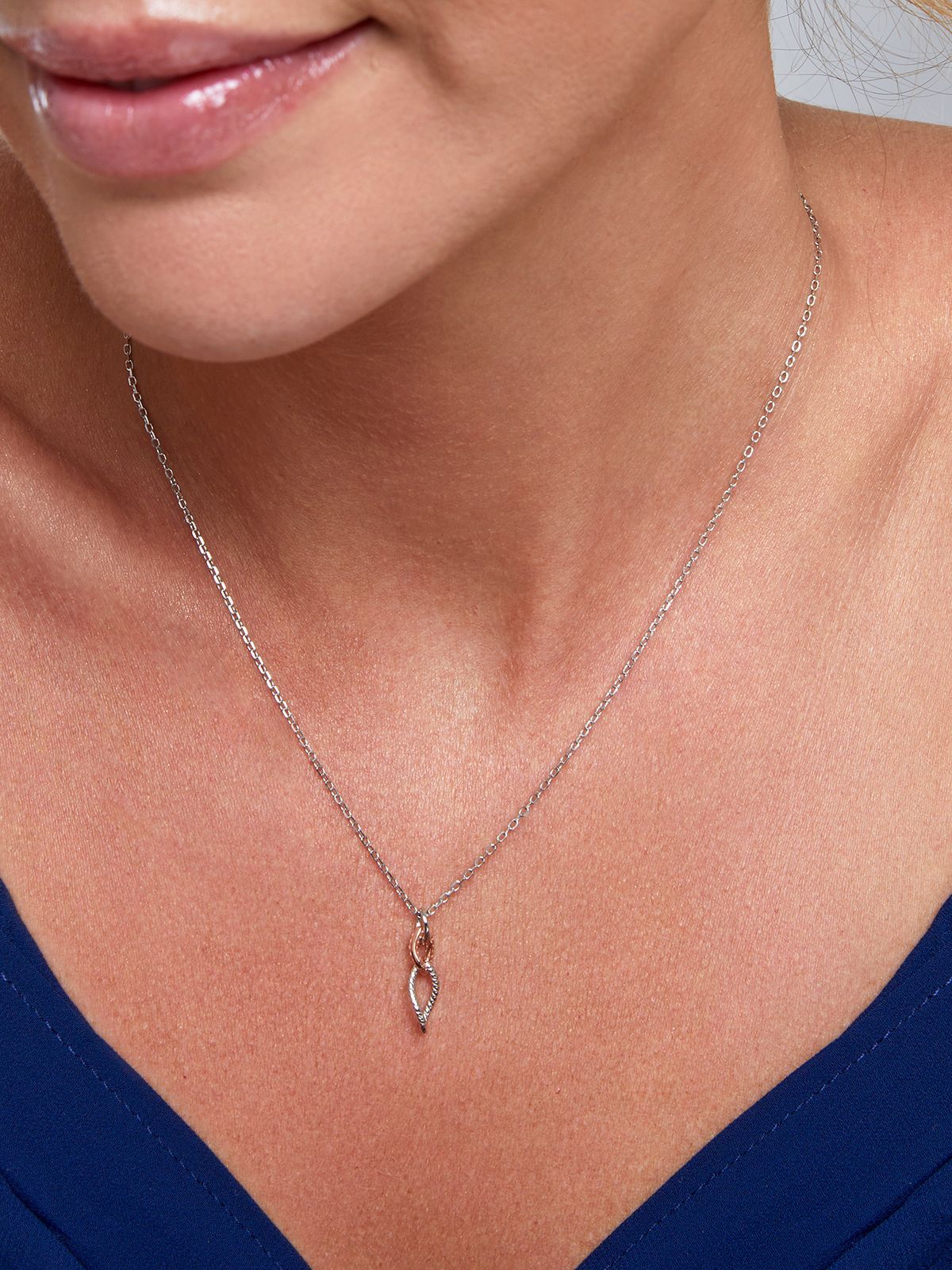 Collar óvalos entrelazados - Imagen 2