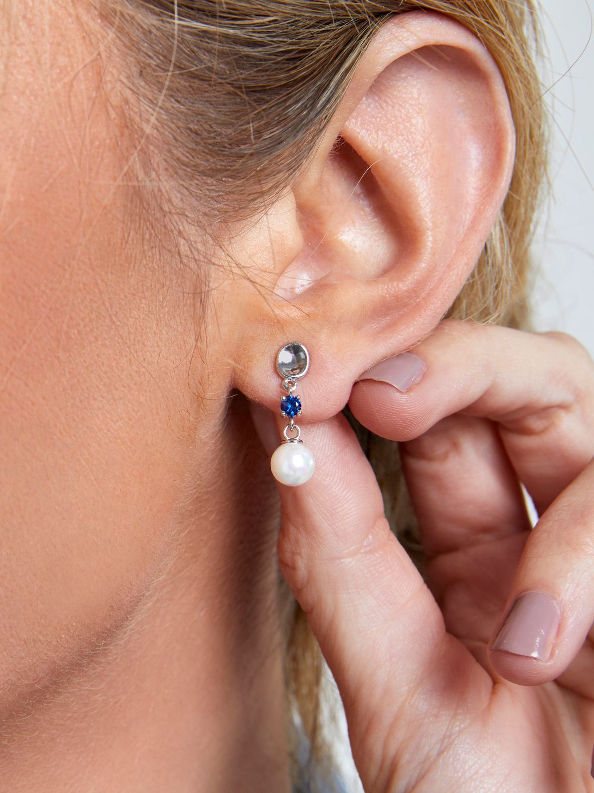 Pendientes Brisa plata - Imagen 2