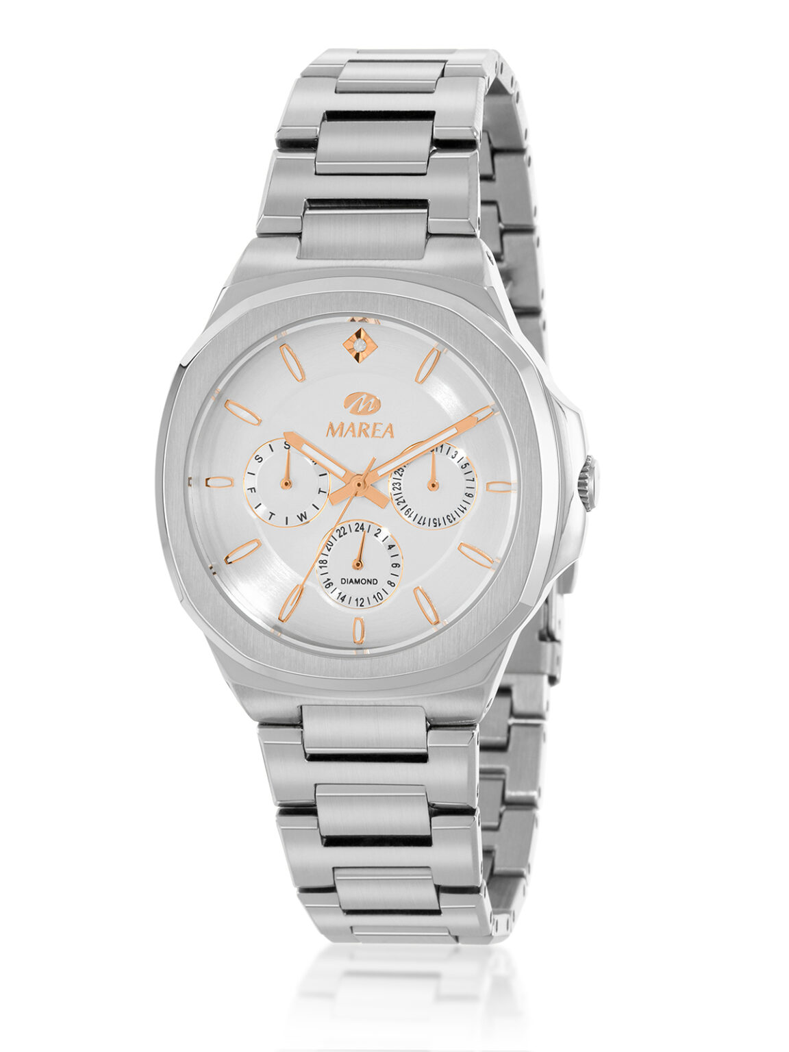 Reloj Legend Plata con Punta de diamante