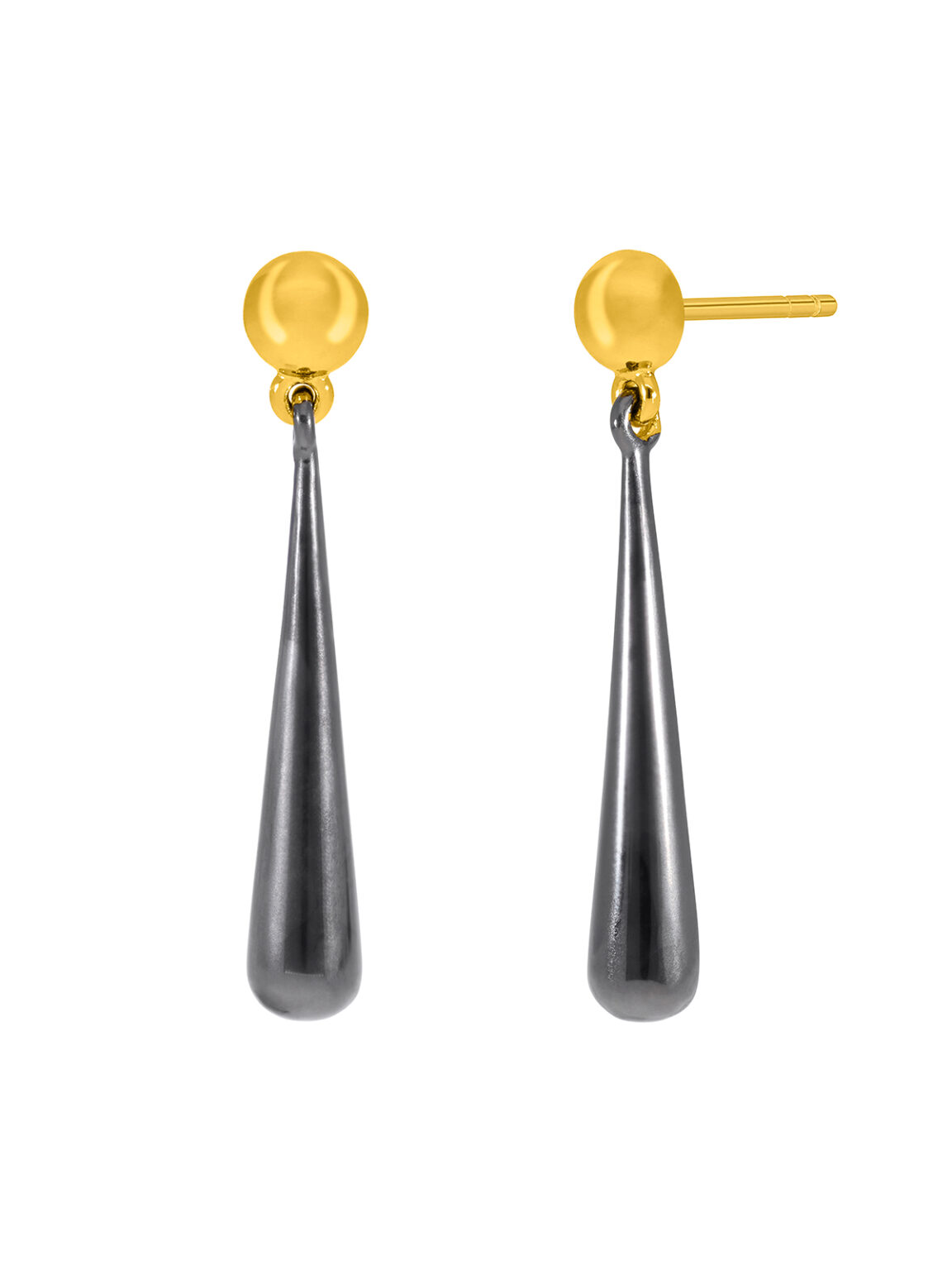 Pendientes geométricos plateados
