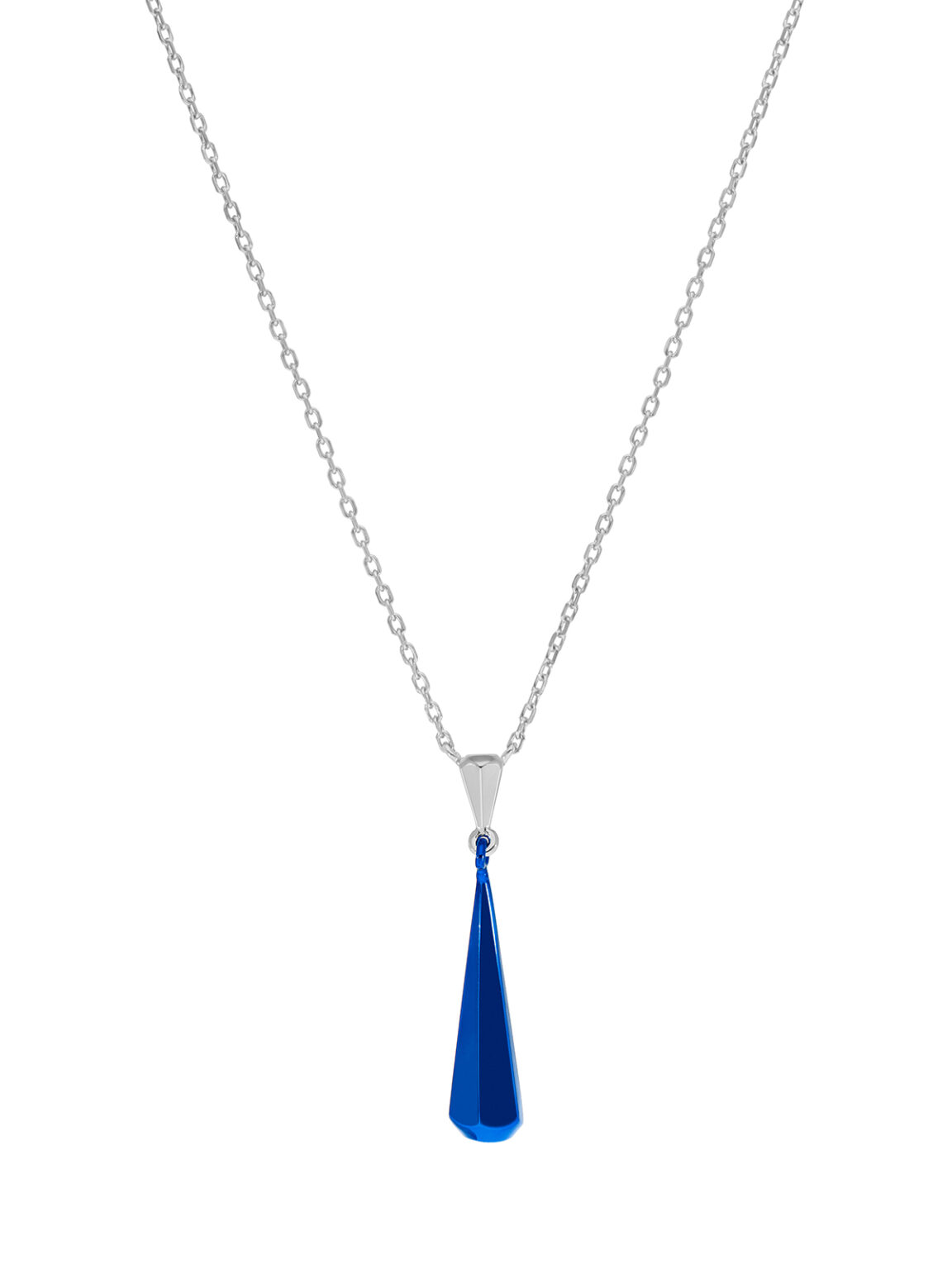 Collar geométrico Saphire blue
