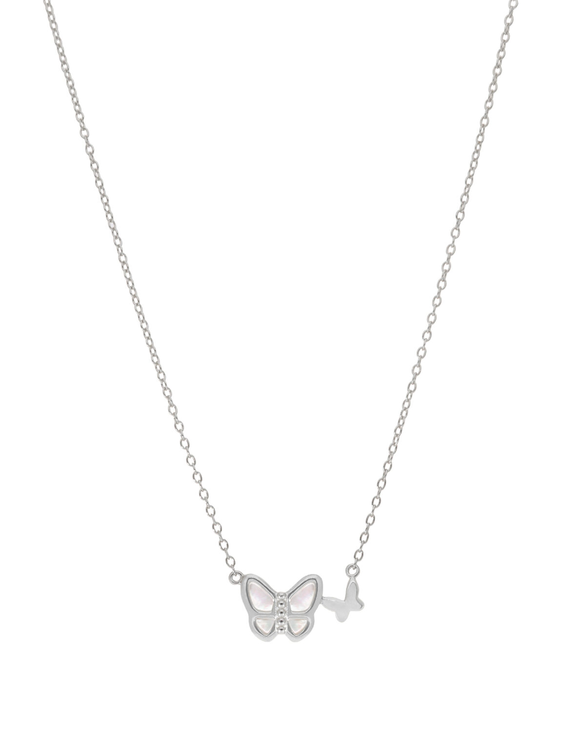 Collar mariposa nácar